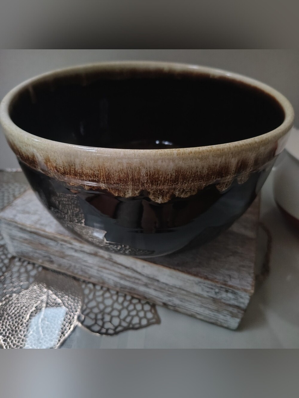 Vintage Pfaltzgraff Gourmet  Brown  Mixing Bowl 9.5"